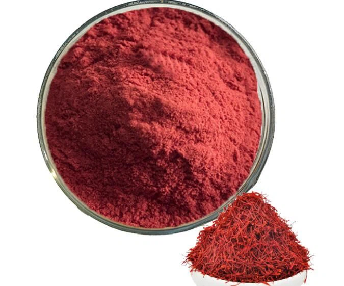 Polvere di zafferano biologico